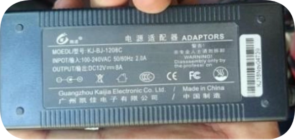 *Brand NEW* KJ-BJ-1208C 96W All-in-One PC Power Adapter | 12V 8A Low-Ripple Round Barrel *Brand NEW* KJ-BJ-1208C 96W All-in-One PC Power Adapter | 12V 8A Low-Ripple Round Barrel